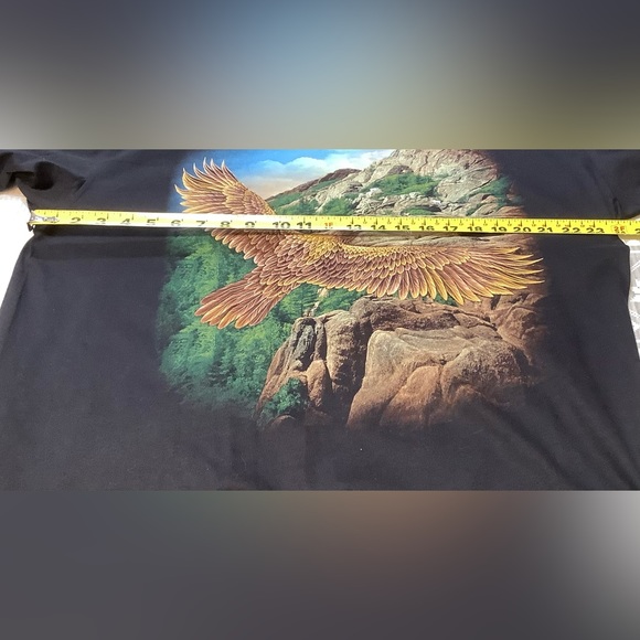 Rock Eagle T-Shirt Men’s Size 2XL Eagle Cotton Glow In The Dark - Picture 7 of 10